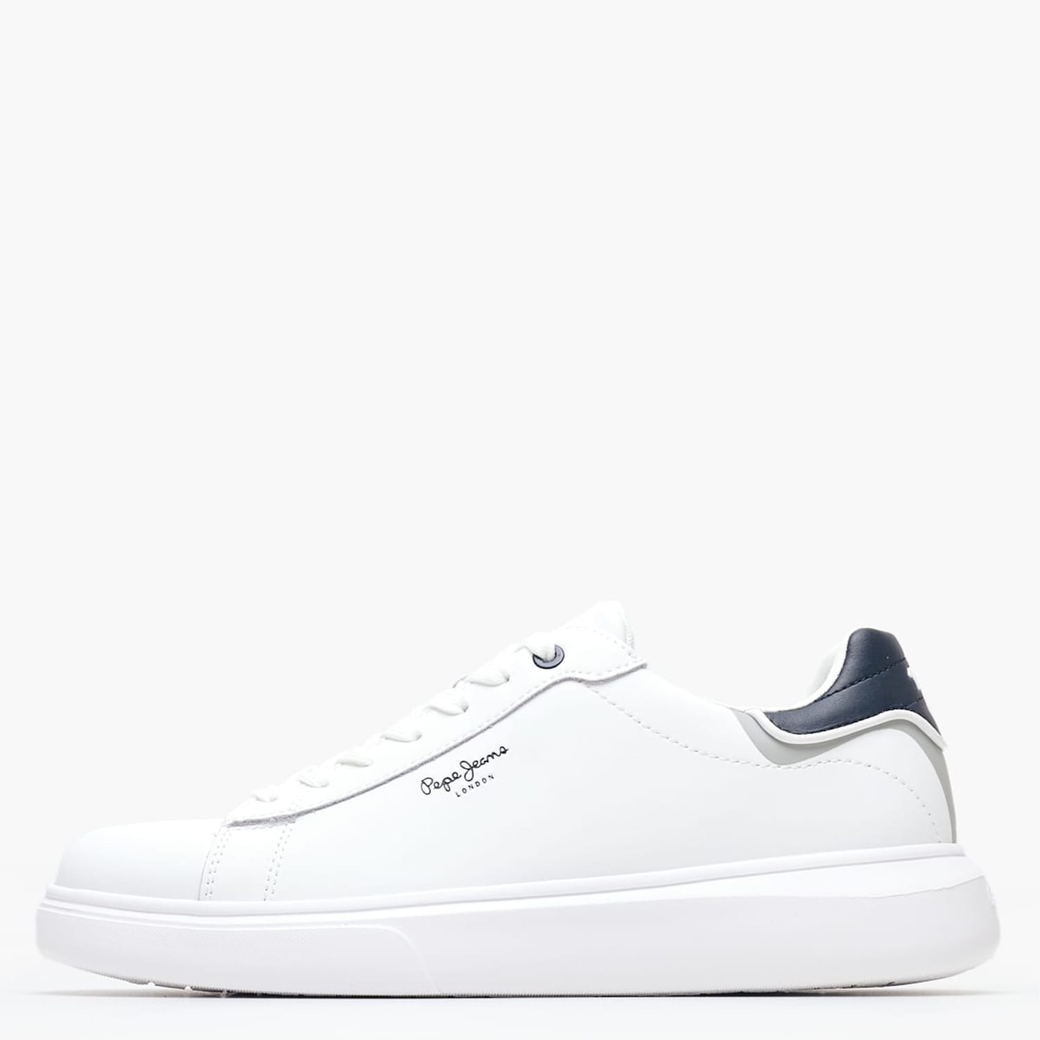 Ανδρικά Παπούτσια Casual Eaton.One Άσπρο Δέρμα Pepe Jeans
