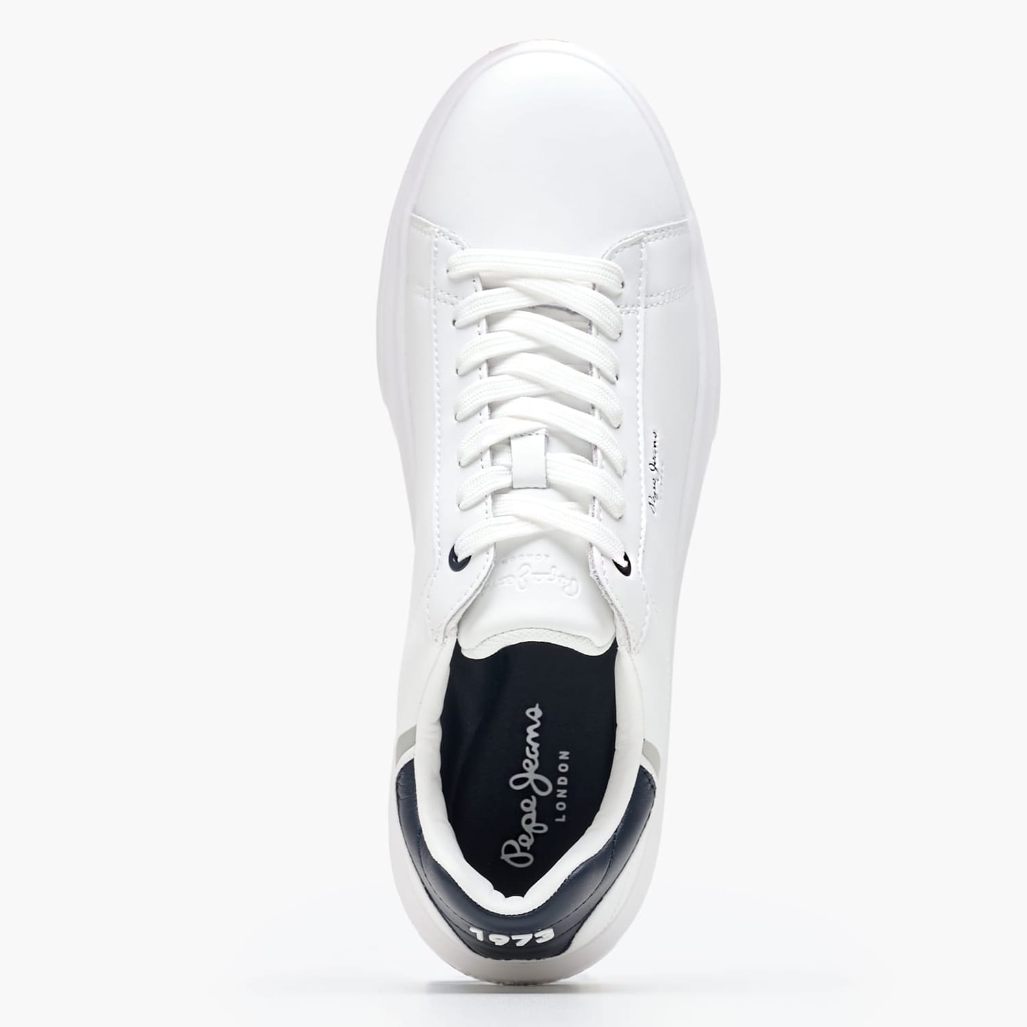 Ανδρικά Παπούτσια Casual Eaton.One Άσπρο Δέρμα Pepe Jeans Ανδρικά Παπούτσια Casual Eaton.One Άσπρο Δέρμα Pepe Jeans