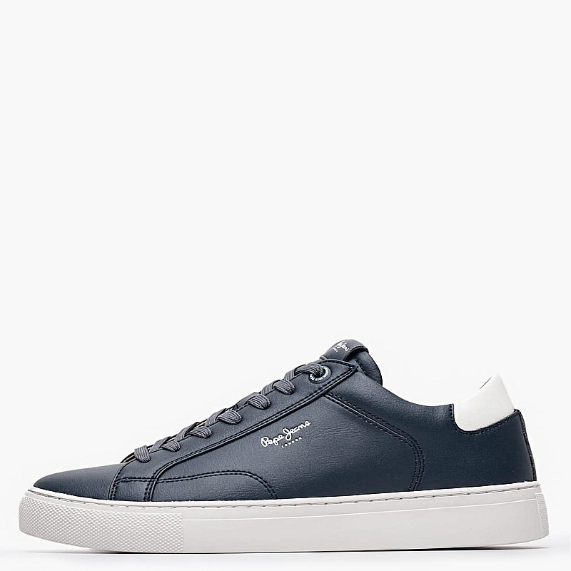 Men Casual Shoes Joe.Basic Blue ECOleather Pepe Jeans