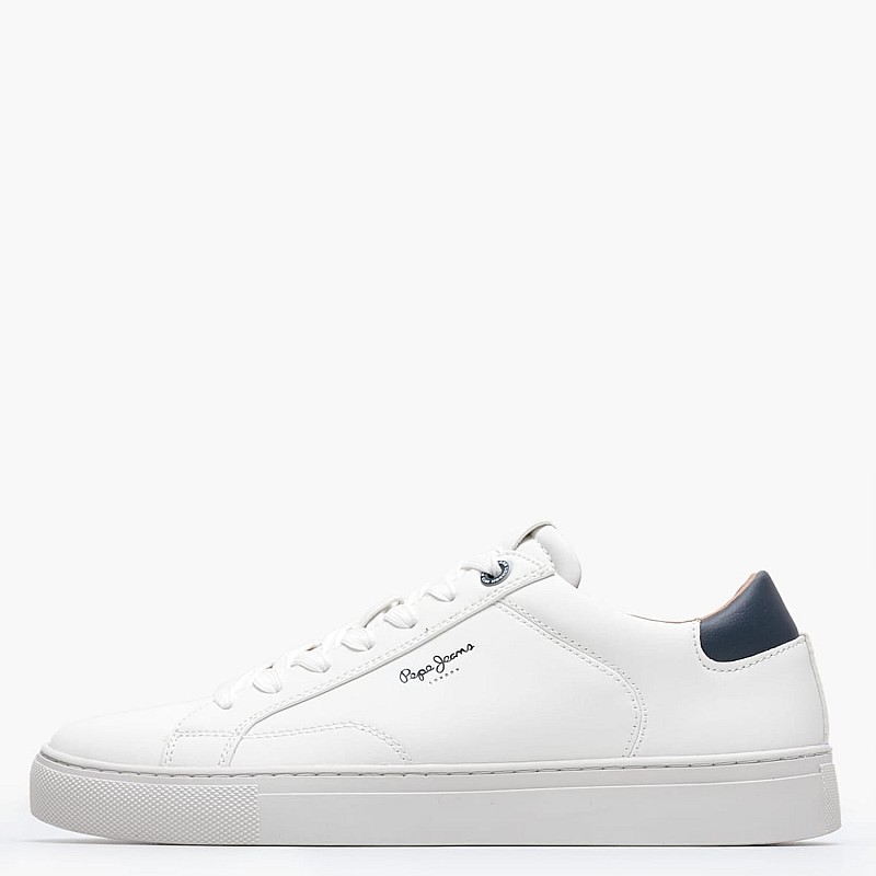 Ανδρικά Παπούτσια Casual Joy.Basic Άσπρο ECOleather Pepe Jeans