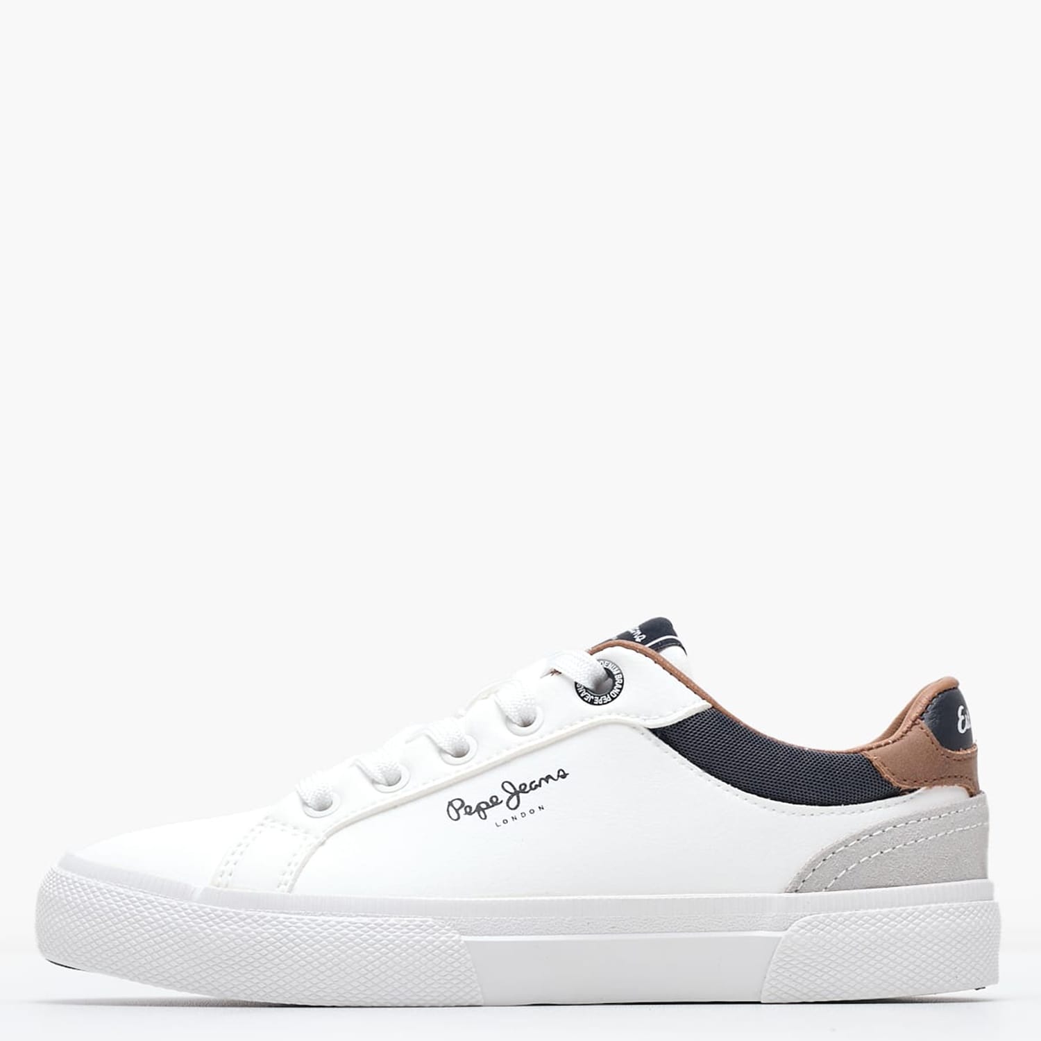 Παιδικά Παπούτσια Casual Kenton.Court.Boy Άσπρο ECOleather Pepe Jeans