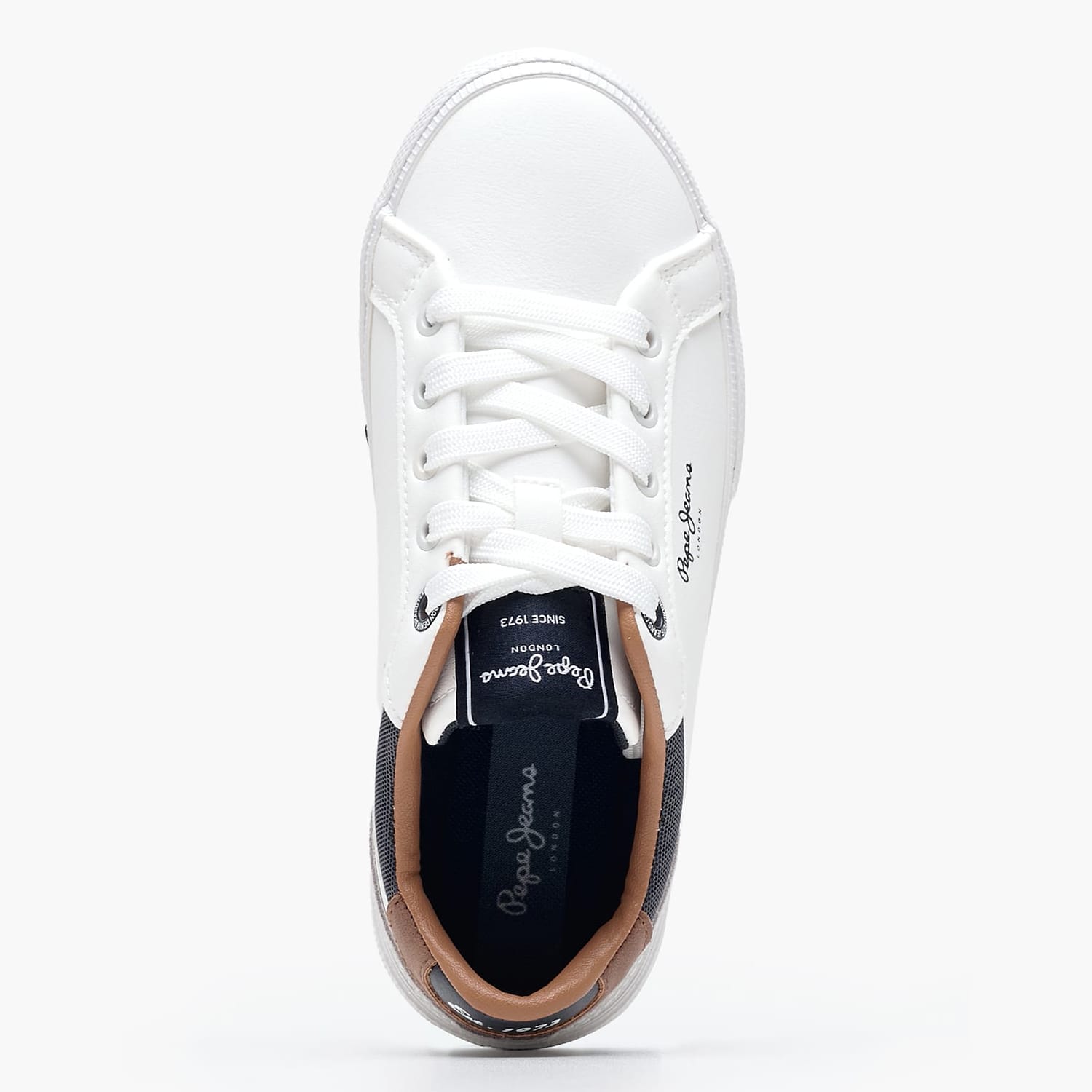 Παιδικά Παπούτσια Casual Kenton.Court.Boy Άσπρο ECOleather Pepe Jeans Παιδικά Παπούτσια Casual Kenton.Court.Boy Άσπρο ECOleather Pepe Jeans