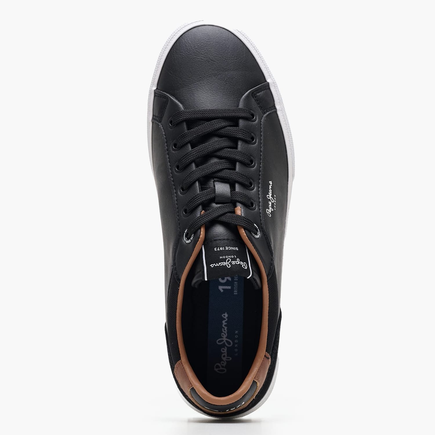 Ανδρικά Παπούτσια Casual Kenton.Court Μαύρο Δέρμα Καστόρι-ECOleather Pepe Jeans Ανδρικά Παπούτσια Casual Kenton.Court Μαύρο Δέρμα Καστόρι-ECOleather Pepe Jeans
