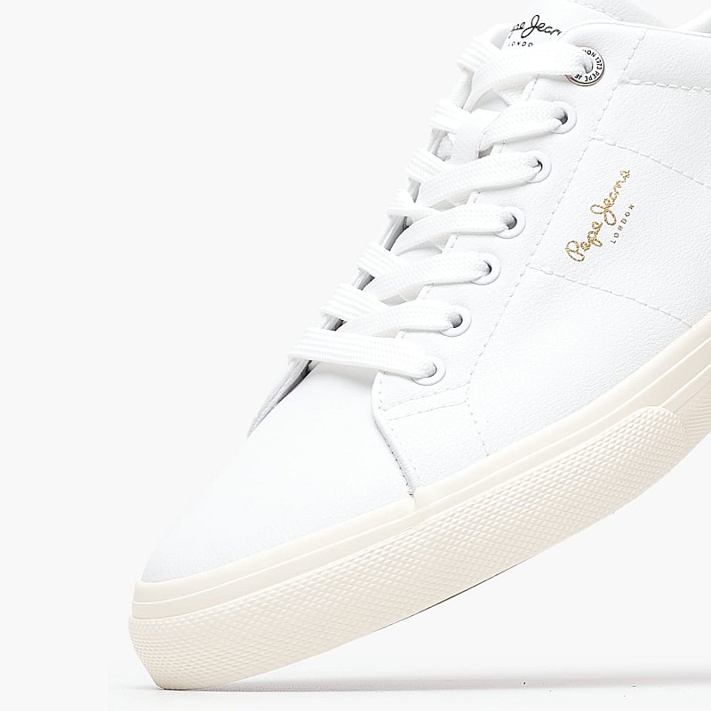 Ανδρικά Παπούτσια Casual Kenton.Fr Άσπρο ECOleather Pepe Jeans