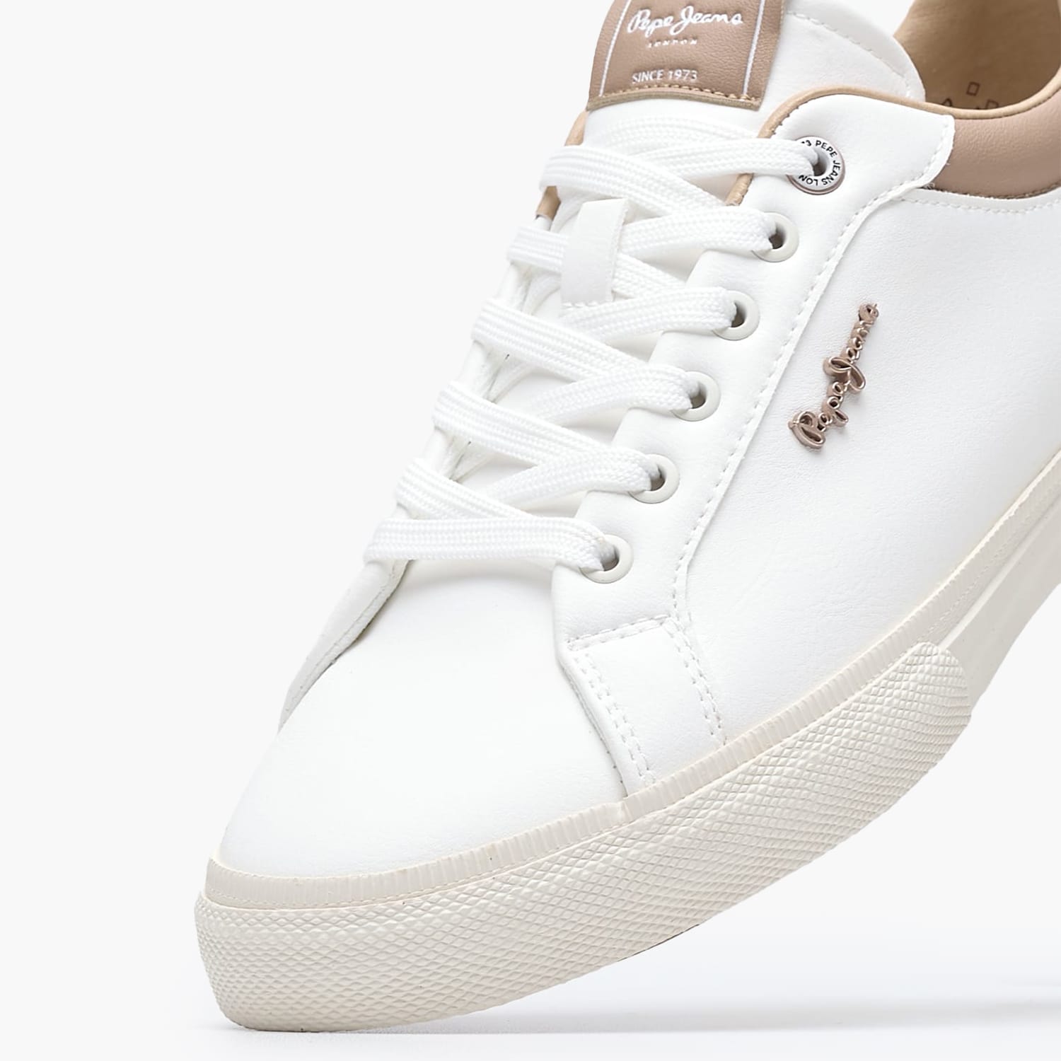 Γυναικεία Παπούτσια Casual Kenton.W Μπεζ ECOleather Pepe Jeans