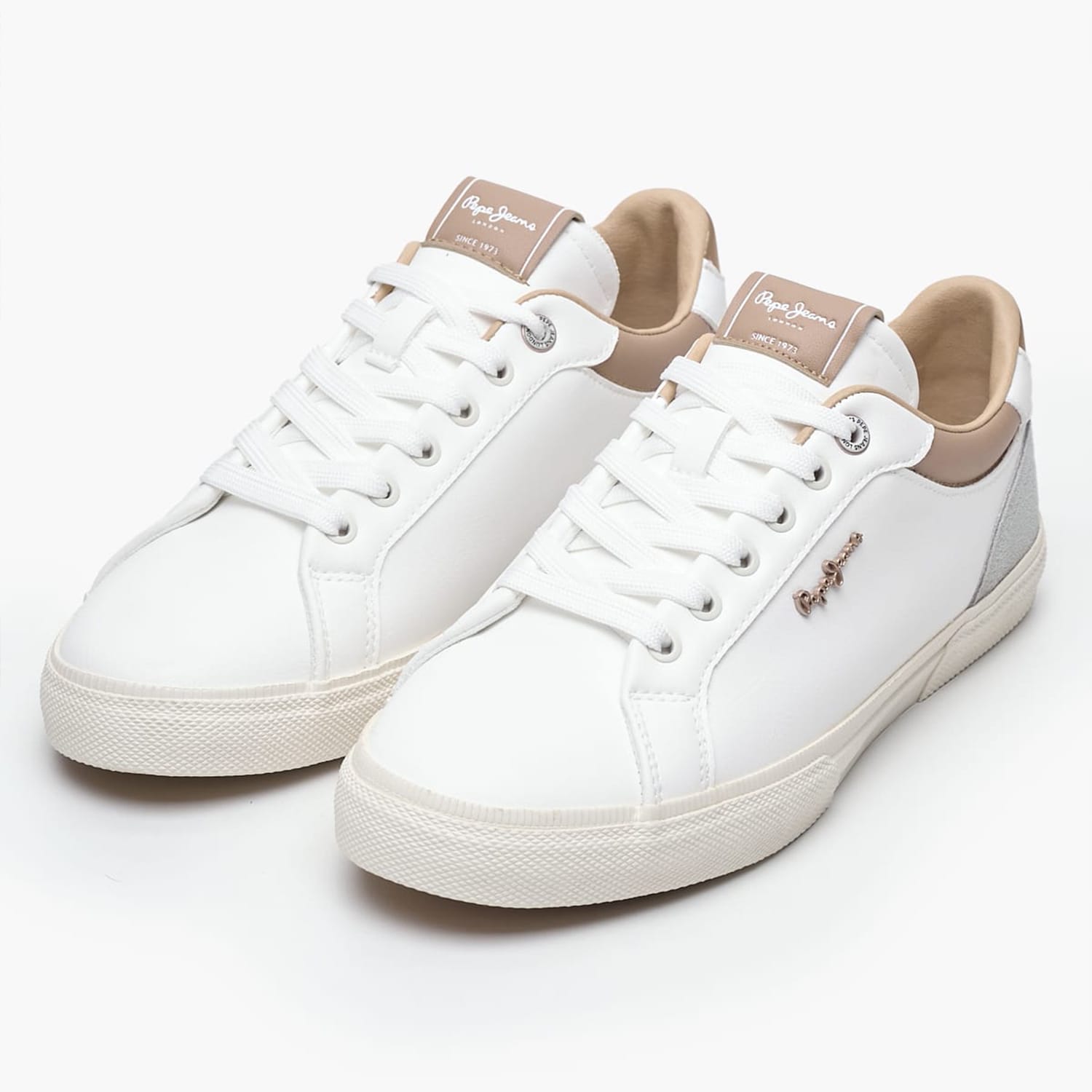Γυναικεία Παπούτσια Casual Kenton.W Μπεζ ECOleather Pepe Jeans Γυναικεία Παπούτσια Casual Kenton.W Μπεζ ECOleather Pepe Jeans