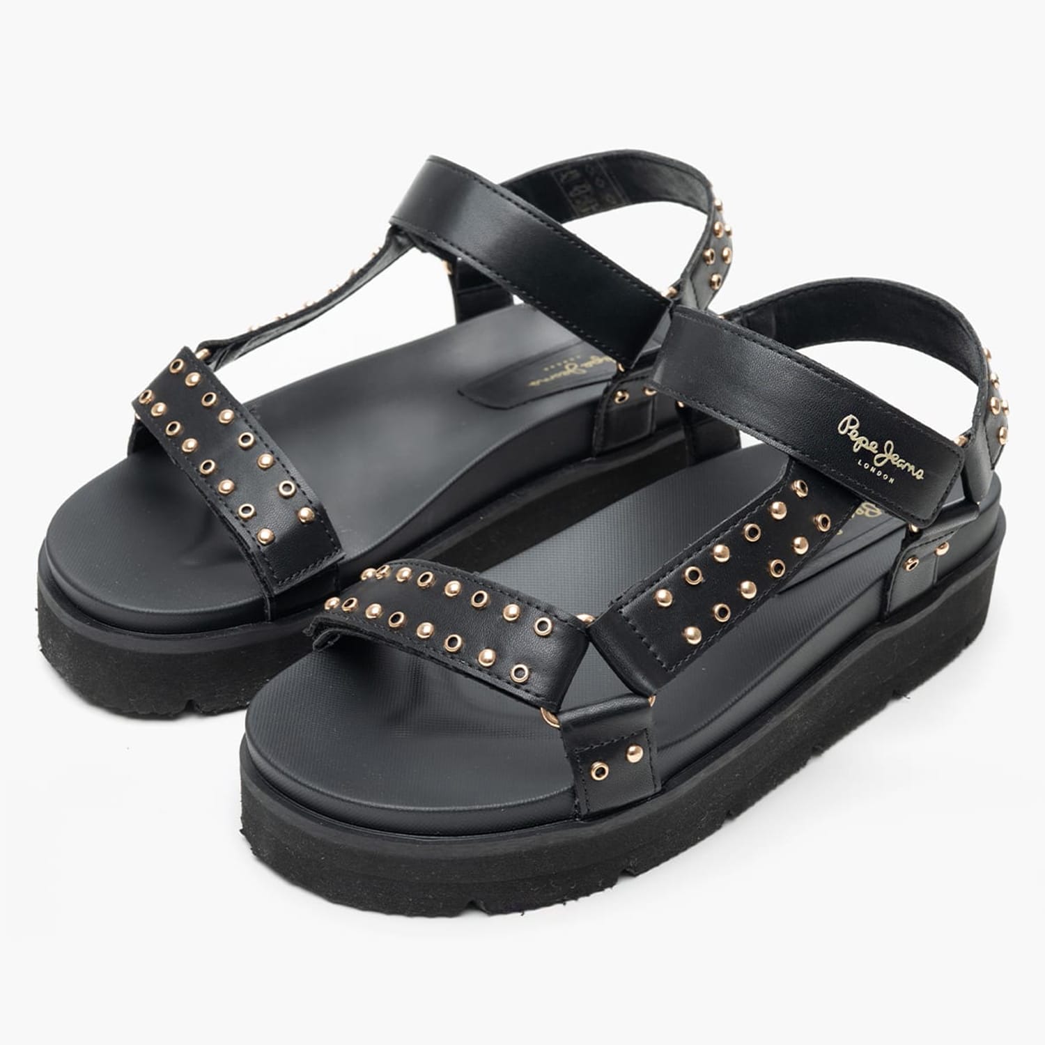 Γυναικεία Flats Pola.Metal Μαύρο ECOleather Pepe Jeans Γυναικεία Flats Pola.Metal Μαύρο ECOleather Pepe Jeans