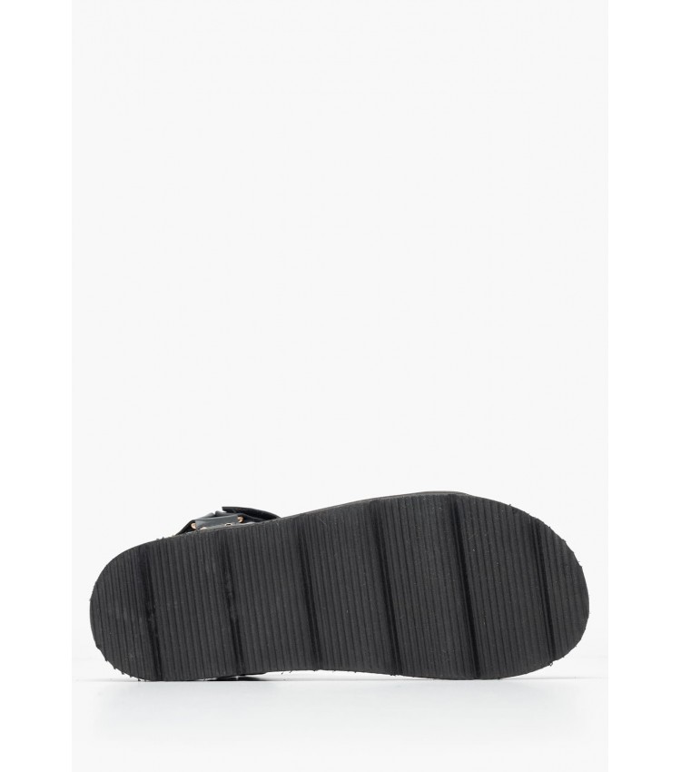 Γυναικεία Flats Pola.Metal Μαύρο ECOleather Pepe Jeans