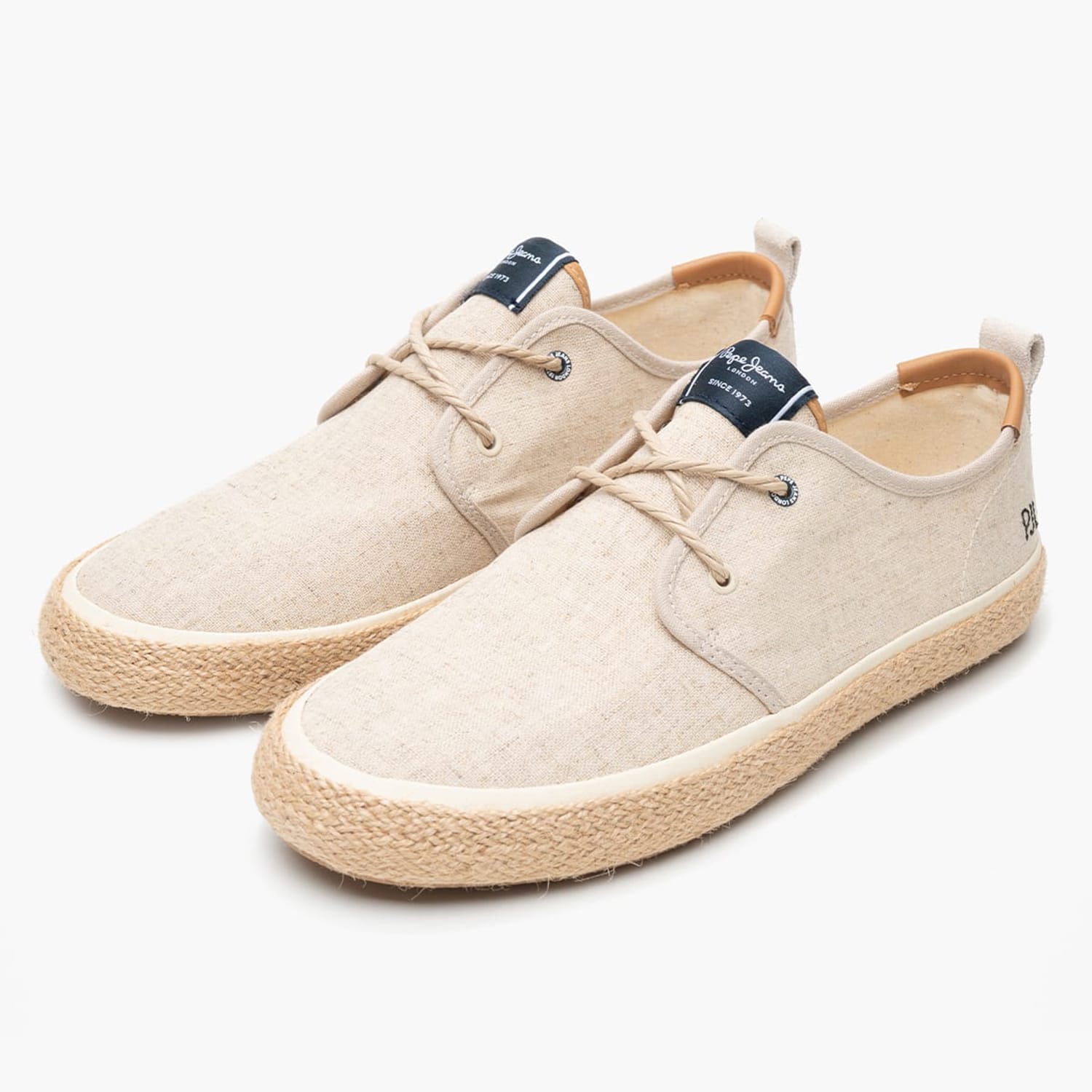 Ανδρικά Παπούτσια Casual Port.Linen Μπεζ Ύφασμα Pepe Jeans Ανδρικά Παπούτσια Casual Port.Linen Μπεζ Ύφασμα Pepe Jeans