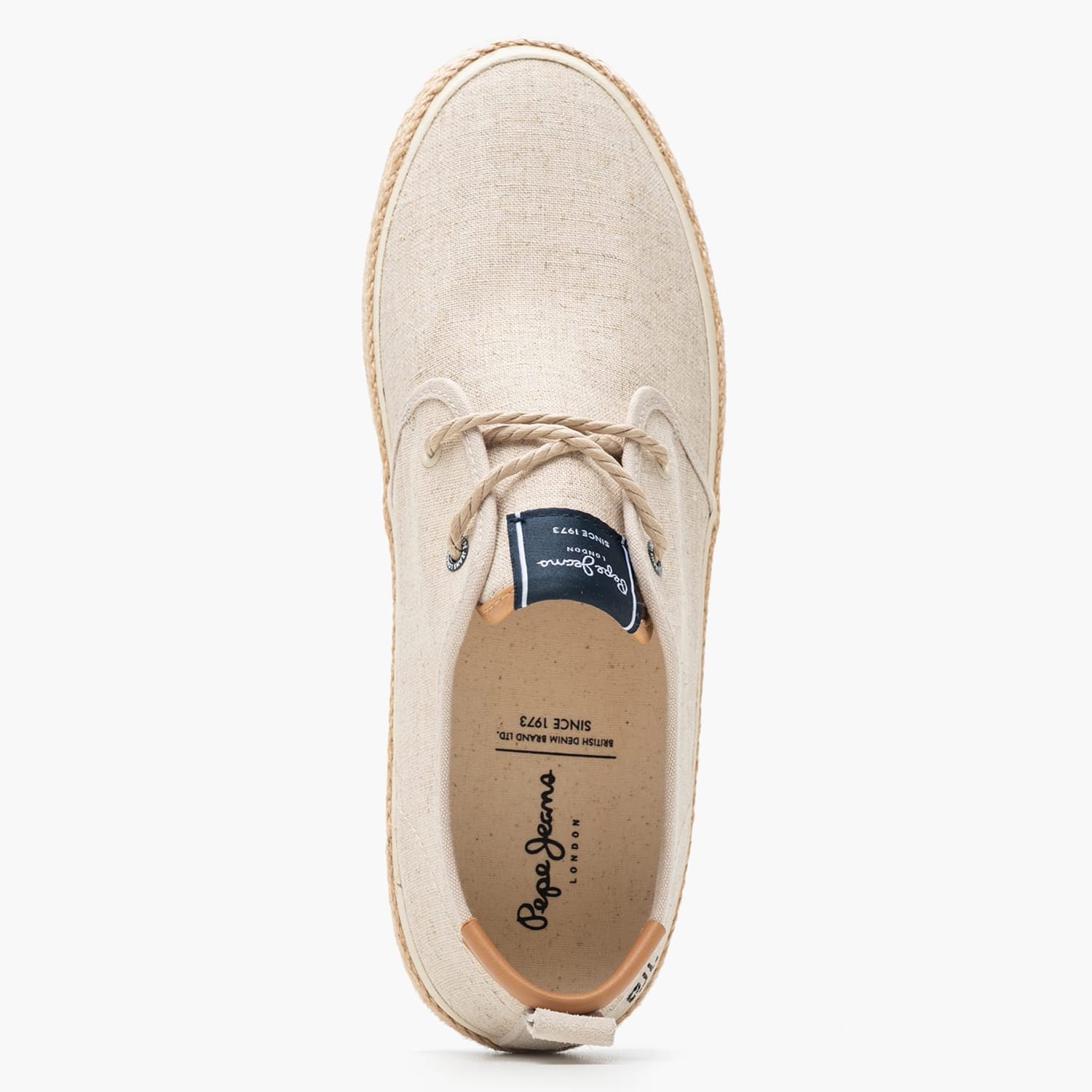 Ανδρικά Παπούτσια Casual Port.Linen Μπεζ Ύφασμα Pepe Jeans Ανδρικά Παπούτσια Casual Port.Linen Μπεζ Ύφασμα Pepe Jeans