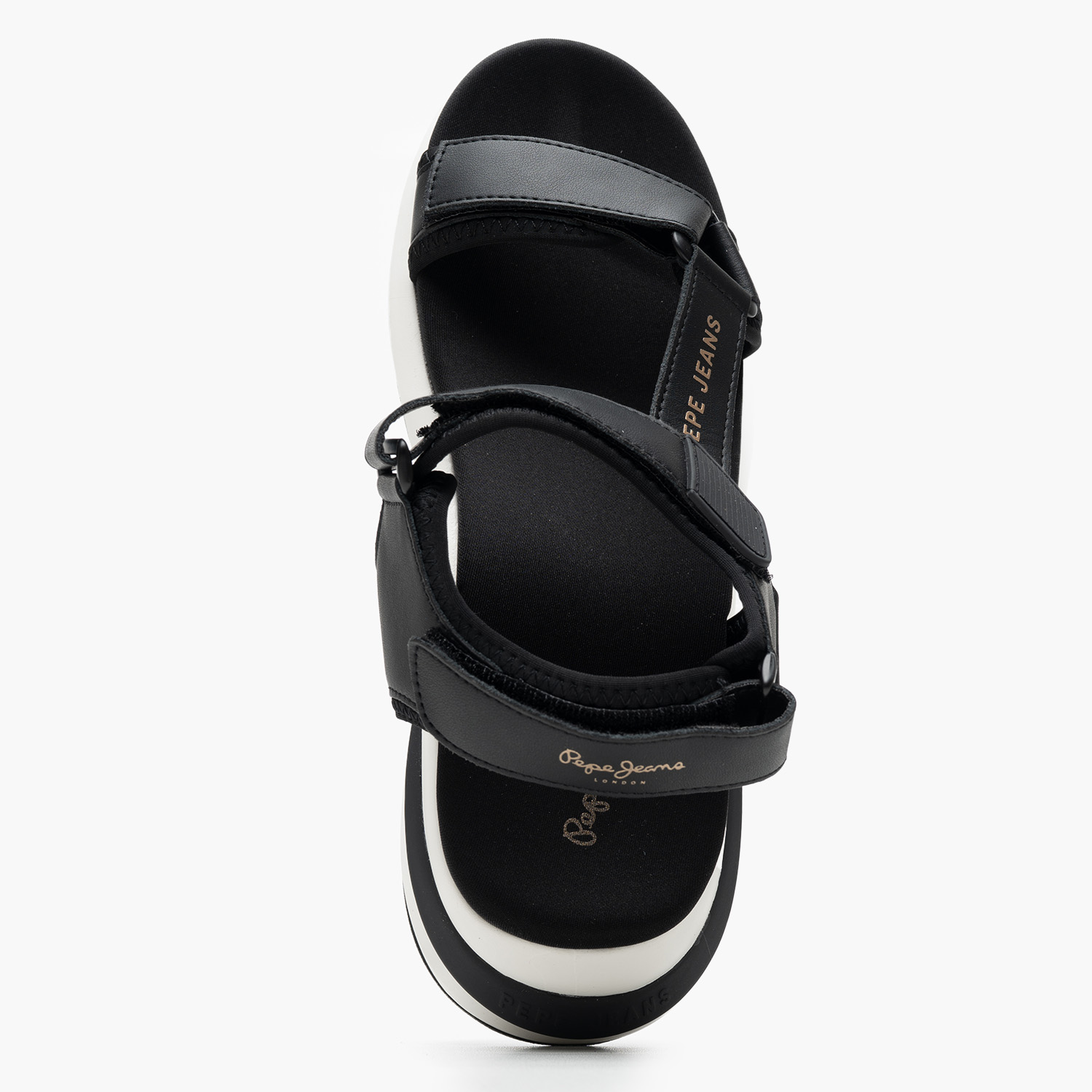 Women Platforms Low Winslove.Action Black Leather Pepe Jeans Women Platforms Low Winslove.Action Black Leather Pepe Jeans