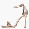 Women Sandals 1008B117 Platinum Leather Mourtzi Women Sandals 1008B117 Platinum Leather Mourtzi