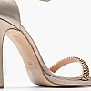 Women Sandals 1008B117 Platinum Leather Mourtzi Women Sandals 1008B117 Platinum Leather Mourtzi