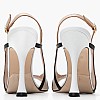 Women Sandals 1008E38 Beige Leather Mourtzi Women Sandals 1008E38 Beige Leather Mourtzi