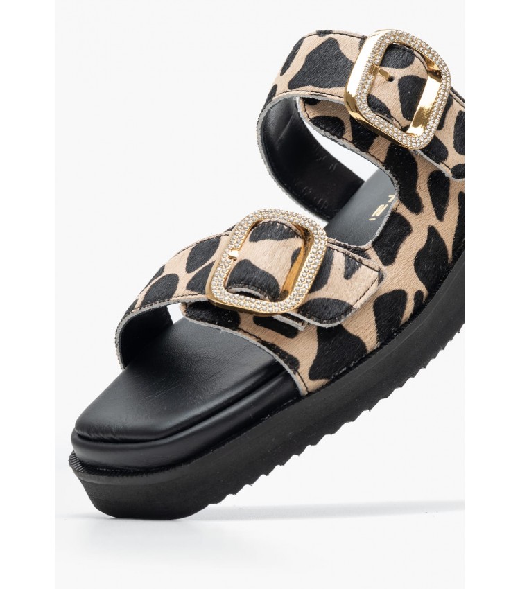 Γυναικεία Flats 12305.Pn Leopard Pony Mourtzi Γυναικεία Flats 12305.Pn Leopard Pony Mourtzi