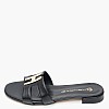 Women Flats 16203 Black Leather Mourtzi Women Flats 16203 Black Leather Mourtzi
