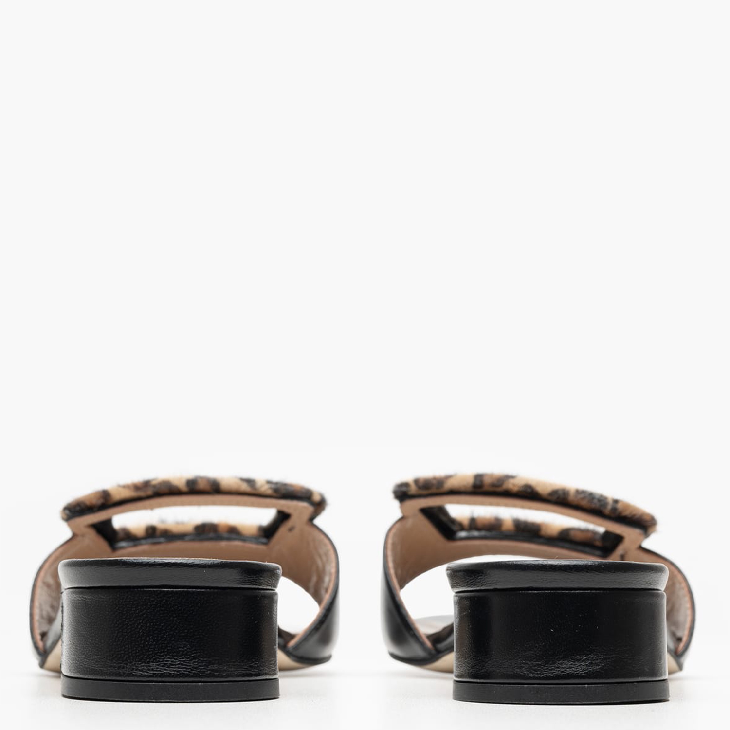 Women Flats 25604 Black Leather Mourtzi
