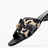Women Flats 256K13 Leopard Pony Mourtzi Women Flats 256K13 Leopard Pony Mourtzi