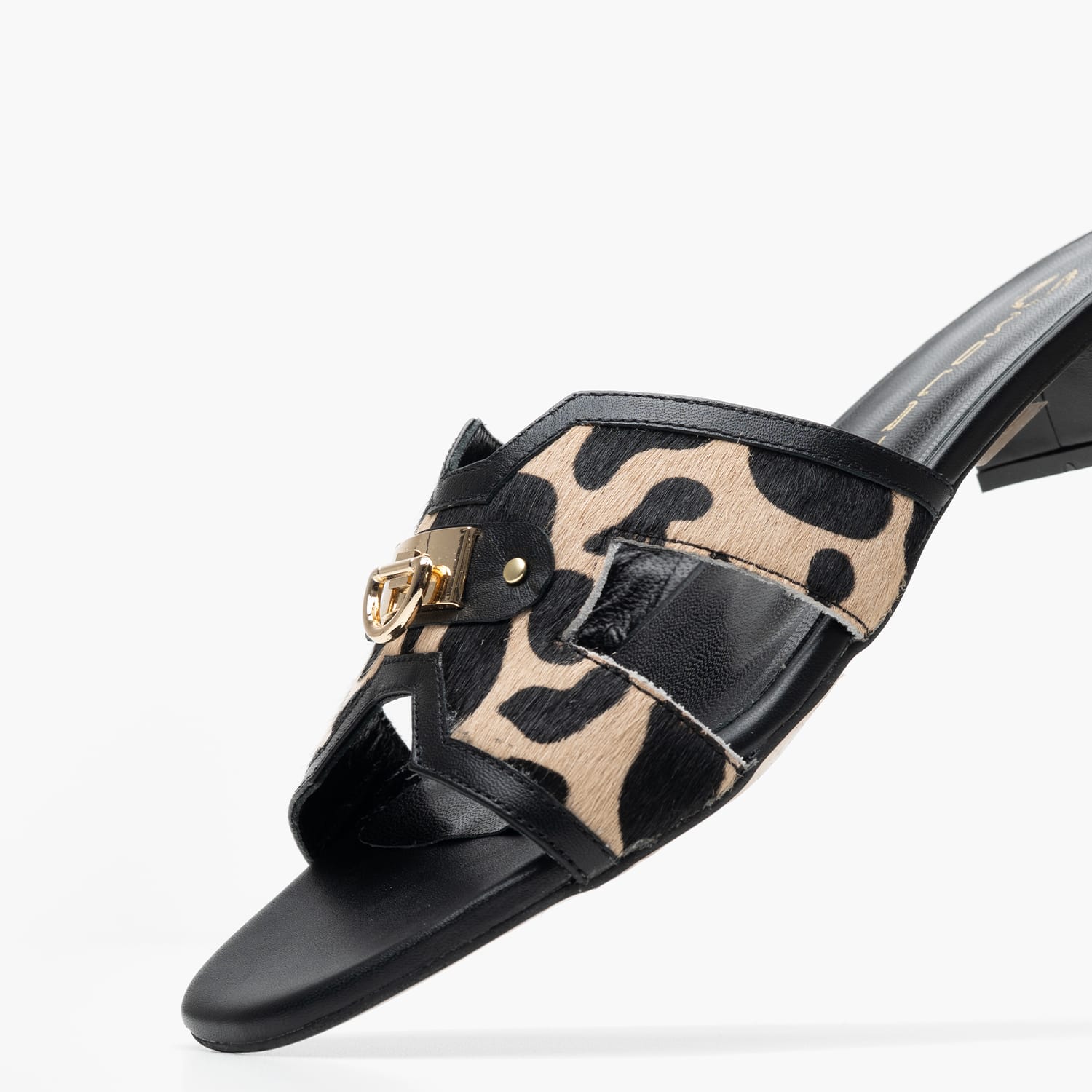 Γυναικεία Flats 256K13 Leopard Pony Mourtzi