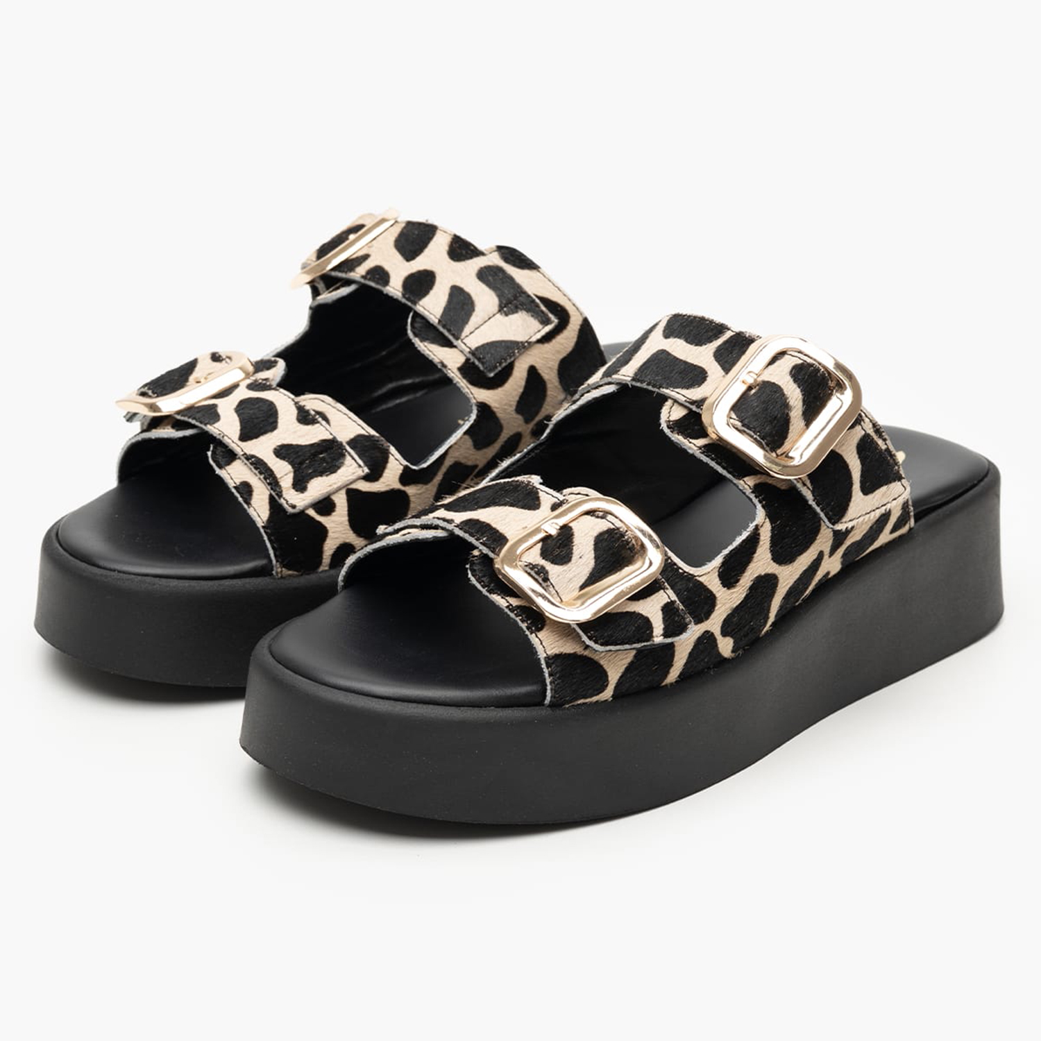 Women Platforms Low 50000.Pn Leopard Pony Mourtzi Women Platforms Low 50000.Pn Leopard Pony Mourtzi