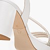 Women Sandals 553F20 White Leather Mourtzi Women Sandals 553F20 White Leather Mourtzi
