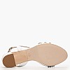 Women Sandals 553F20 White Leather Mourtzi Women Sandals 553F20 White Leather Mourtzi
