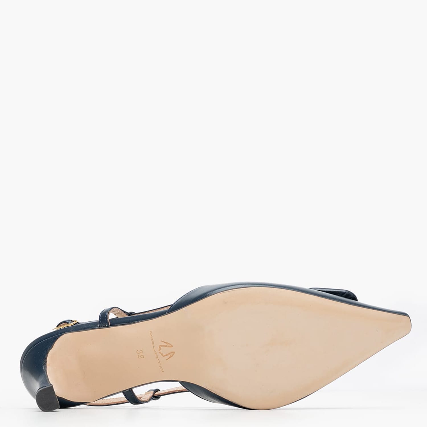 Women Pumps & Peeptoes Low 56108 Blue Leather Mourtzi Women Pumps & Peeptoes Low 56108 Blue Leather Mourtzi
