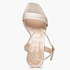 Women Sandals 75602 Platinum Leather Mourtzi Women Sandals 75602 Platinum Leather Mourtzi