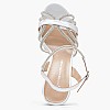 Women Sandals 850F49 White Leather Mourtzi Women Sandals 850F49 White Leather Mourtzi