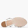 Women Sandals 850F49 White Leather Mourtzi Women Sandals 850F49 White Leather Mourtzi