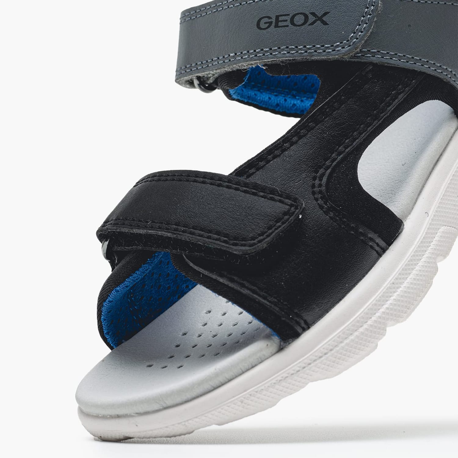 Παιδικές Σαγιονάρες & Πέδιλα Airadyum.Bo Μαύρο ECOleather Geox