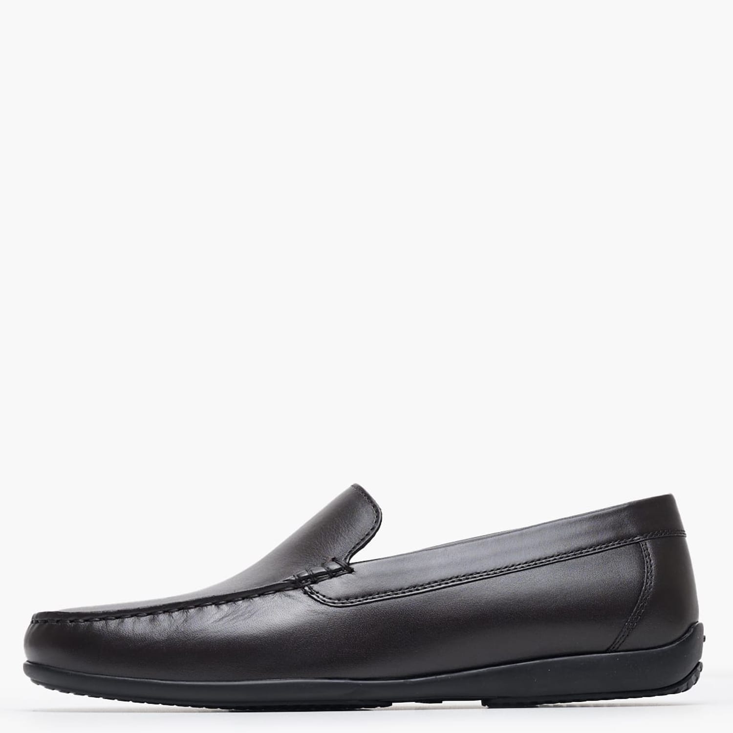 Men Moccasins Ascanio.Moc Brown Leather Geox