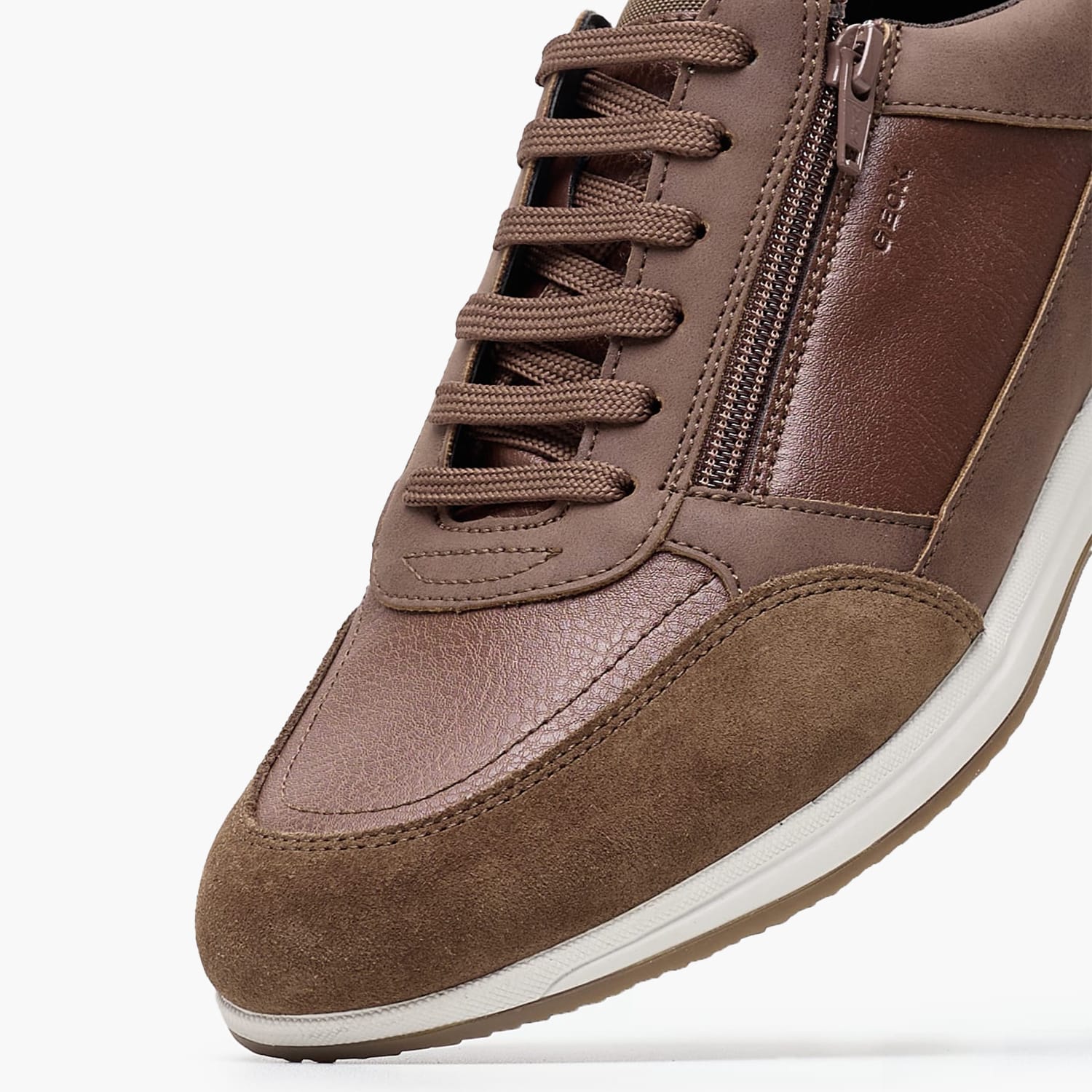 Ανδρικά Παπούτσια Casual Avery.Nbk Ταμπά Δέρμα Νούμπουκ Geox