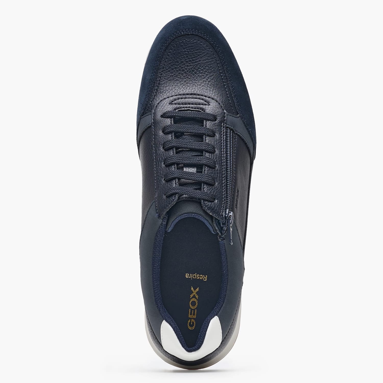 Ανδρικά Παπούτσια Casual Avery.Tumb Μπλε ECOleather Geox Ανδρικά Παπούτσια Casual Avery.Tumb Μπλε ECOleather Geox