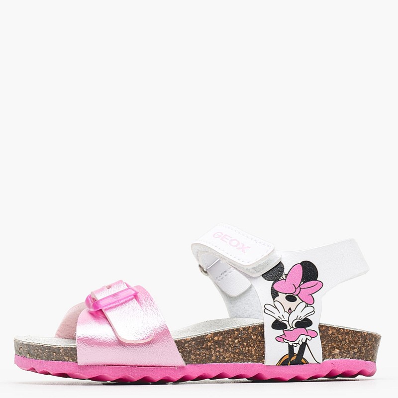 Kids Flip Flops & Sandals B.Chalki Pink ECOleather Geox