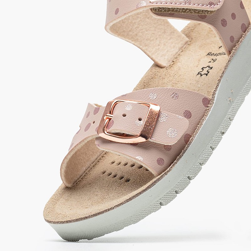 Παιδικές Σαγιονάρες & Πέδιλα Costarei.Fashion Ροζ ECOleather Geox