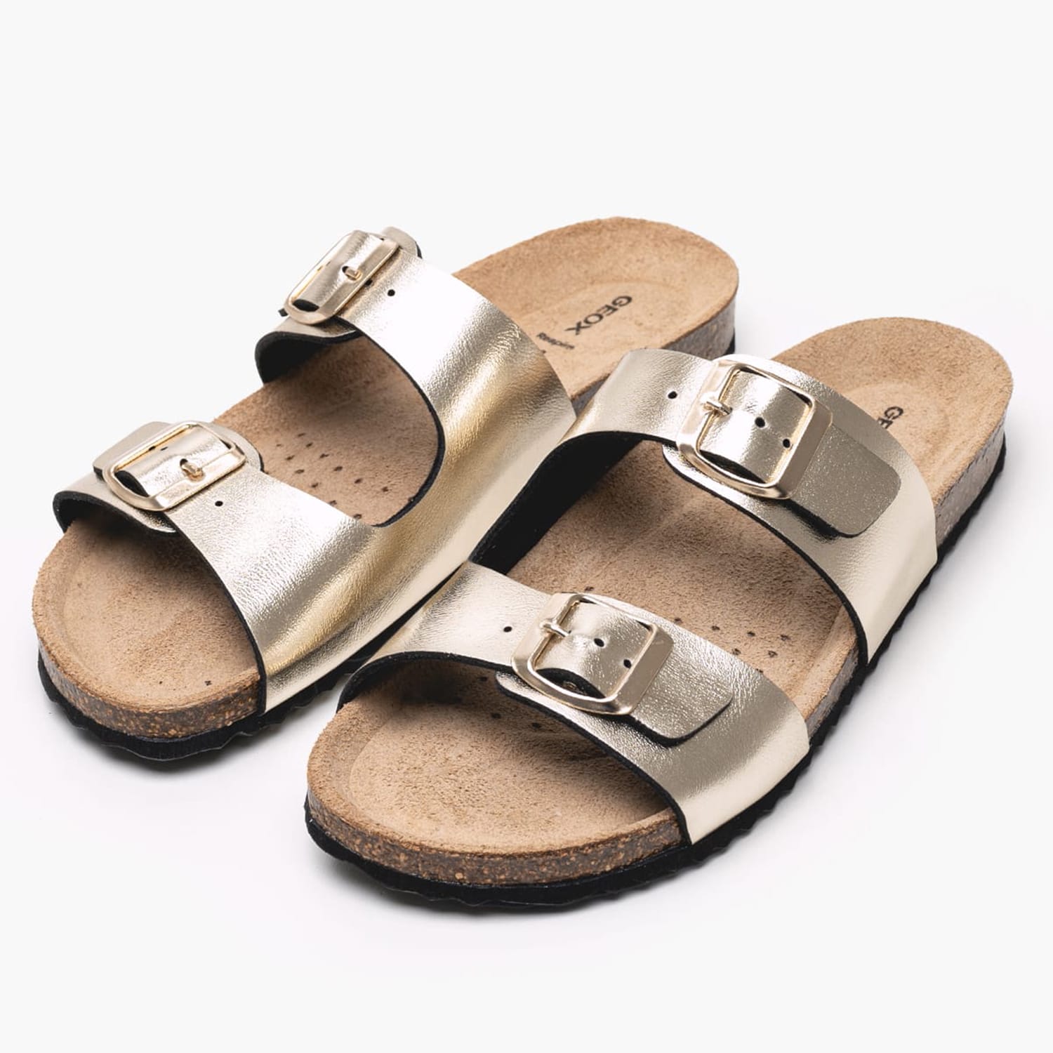 Γυναικεία Flats D.Brionia Χρυσό ECOleather Geox Γυναικεία Flats D.Brionia Χρυσό ECOleather Geox