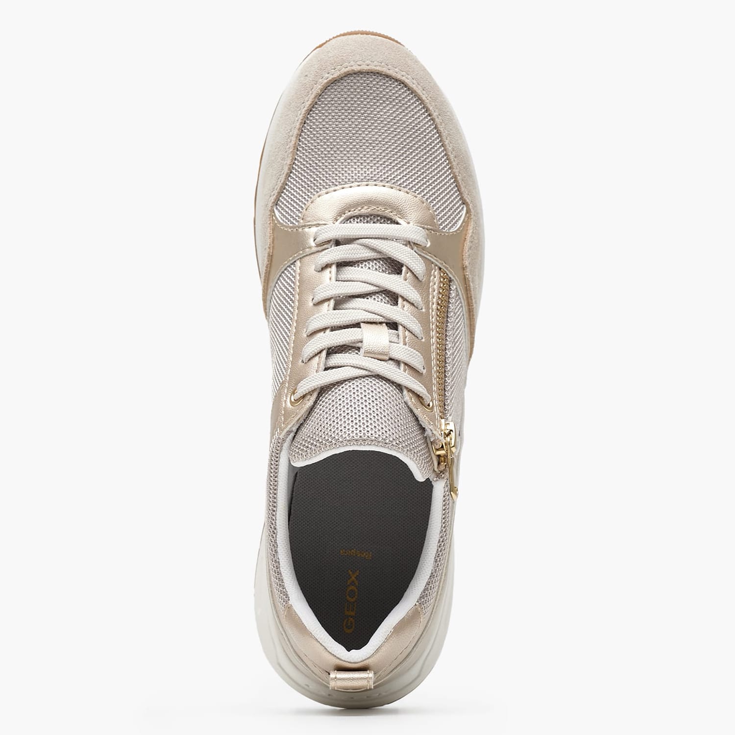 Γυναικεία Παπούτσια Casual D.Bulmya Χρυσό ECOleather-Ύφασμα Geox Γυναικεία Παπούτσια Casual D.Bulmya Χρυσό ECOleather-Ύφασμα Geox