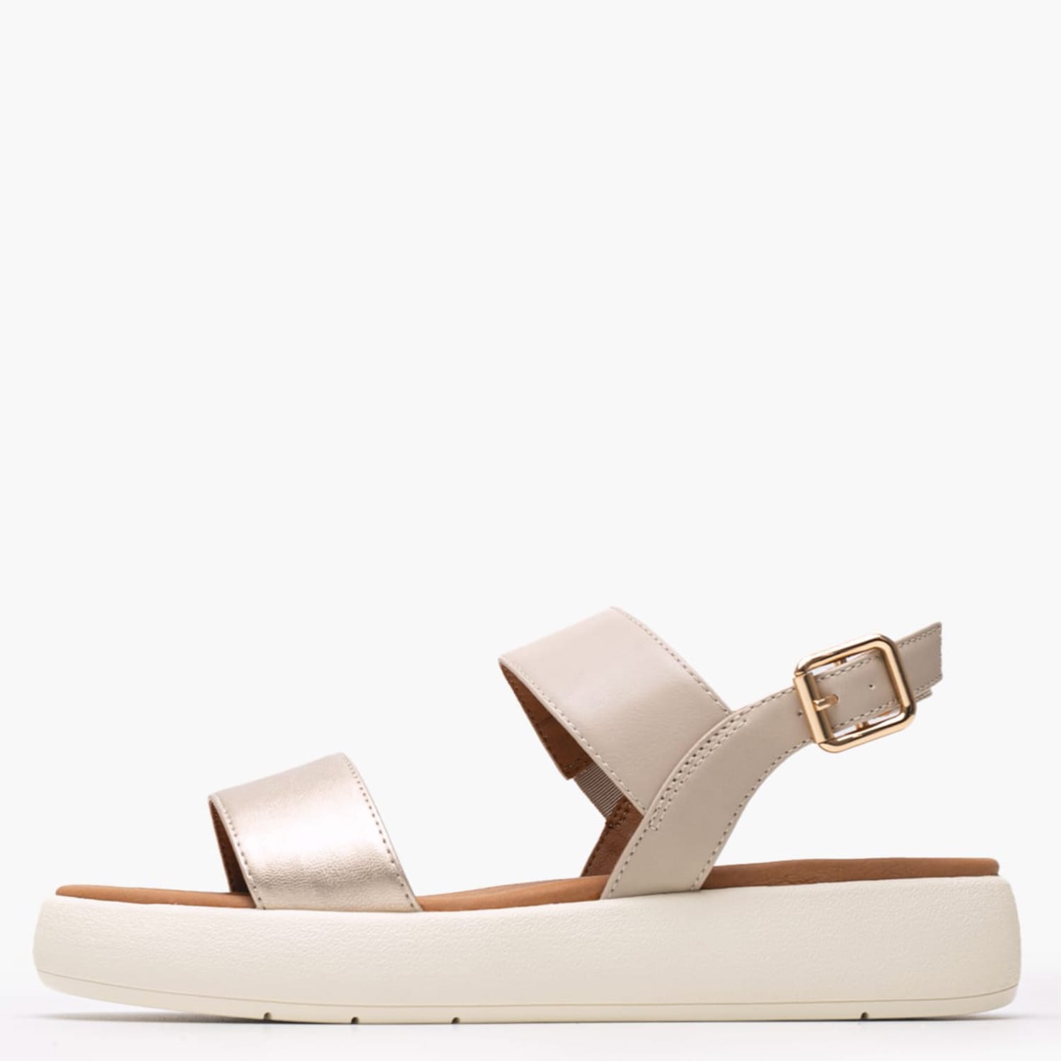 Γυναικείες Πλατφόρμες Χαμηλές D.Camelei.2 Μπεζ ECOleather Geox