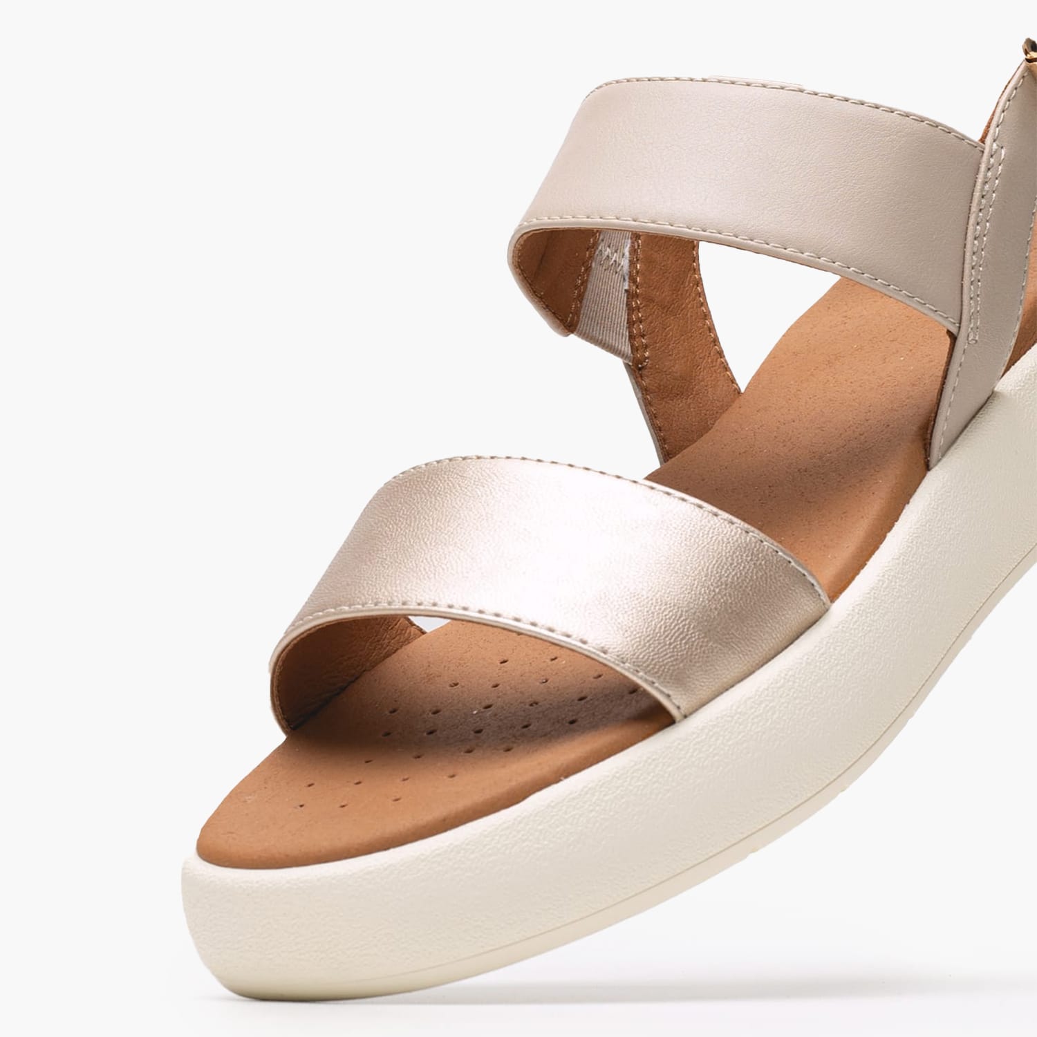 Γυναικείες Πλατφόρμες Χαμηλές D.Camelei.2 Μπεζ ECOleather Geox