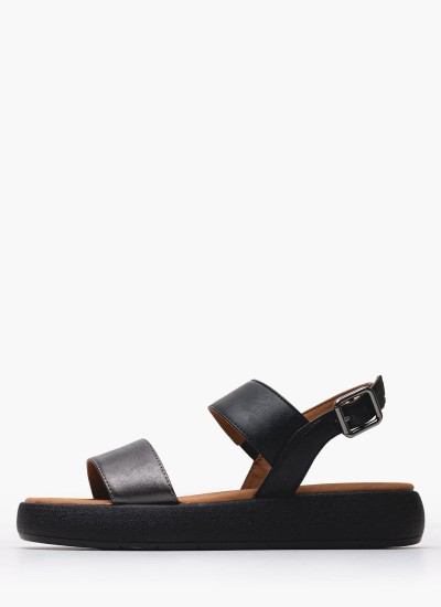 Ανδρικά Παπούτσια Casual U.Spherica.E Μαύρο Δέρμα Geox