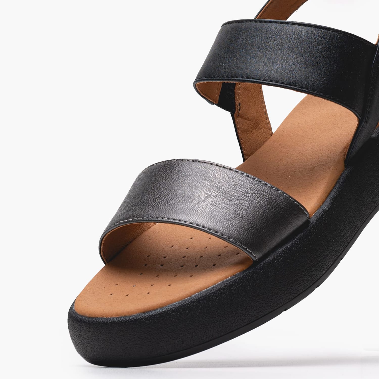 Γυναικείες Πλατφόρμες Χαμηλές D.Camelei Μαύρο ECOleather Geox