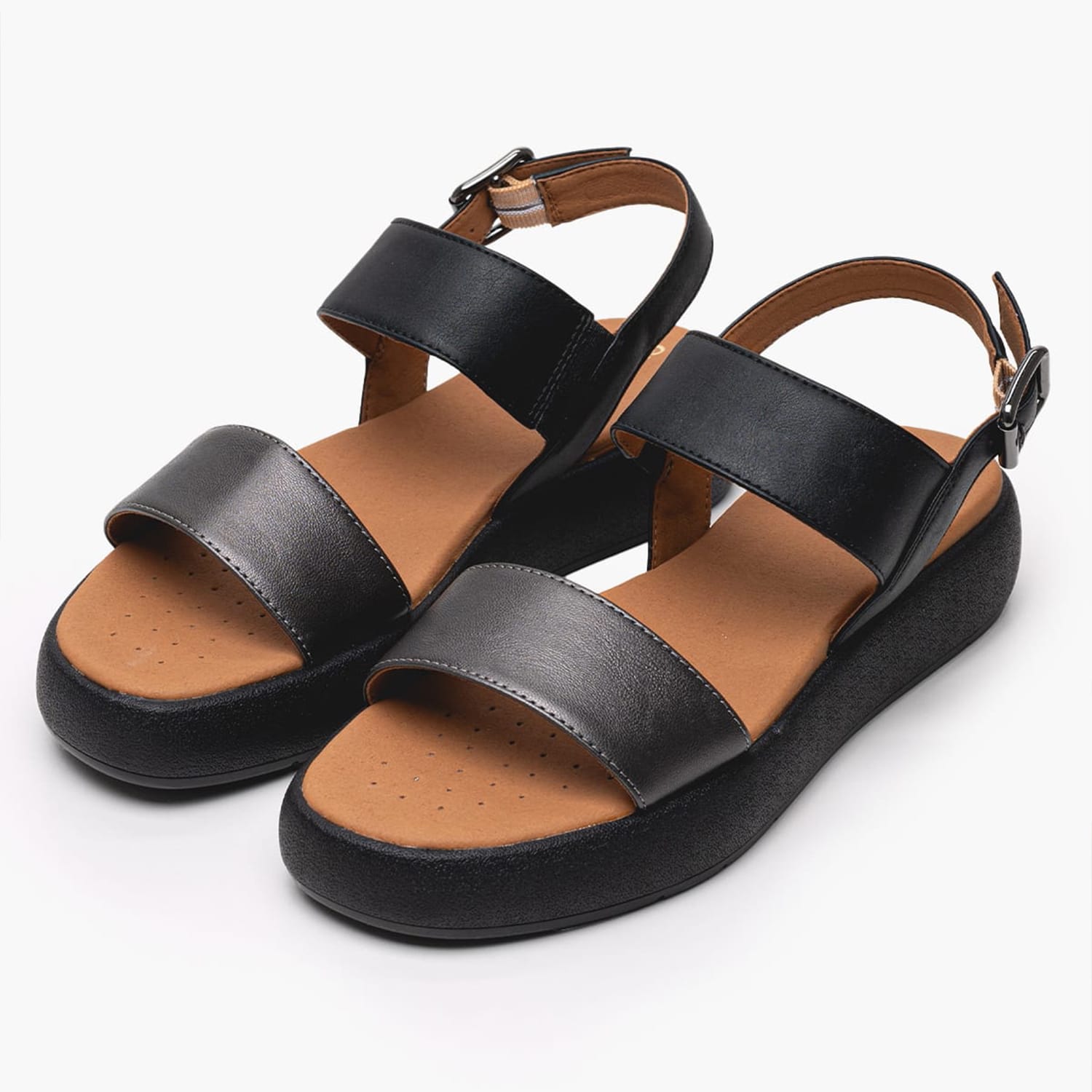 Γυναικείες Πλατφόρμες Χαμηλές D.Camelei Μαύρο ECOleather Geox Γυναικείες Πλατφόρμες Χαμηλές D.Camelei Μαύρο ECOleather Geox