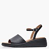 Women Platforms Low D.Meliconia Black ECOleather Geox Women Platforms Low D.Meliconia Black ECOleather Geox