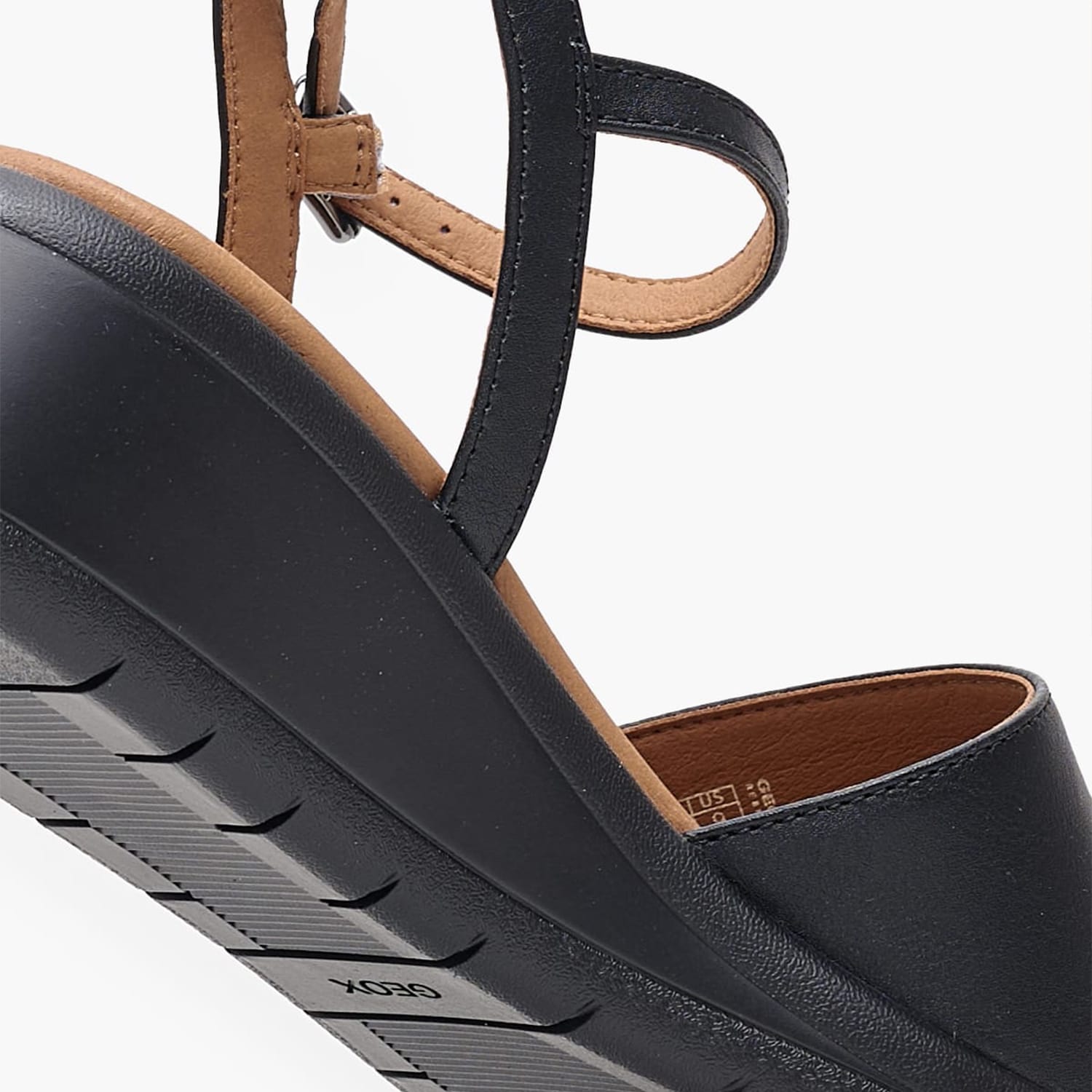 Γυναικείες Πλατφόρμες Χαμηλές D.Meliconia Μαύρο ECOleather Geox