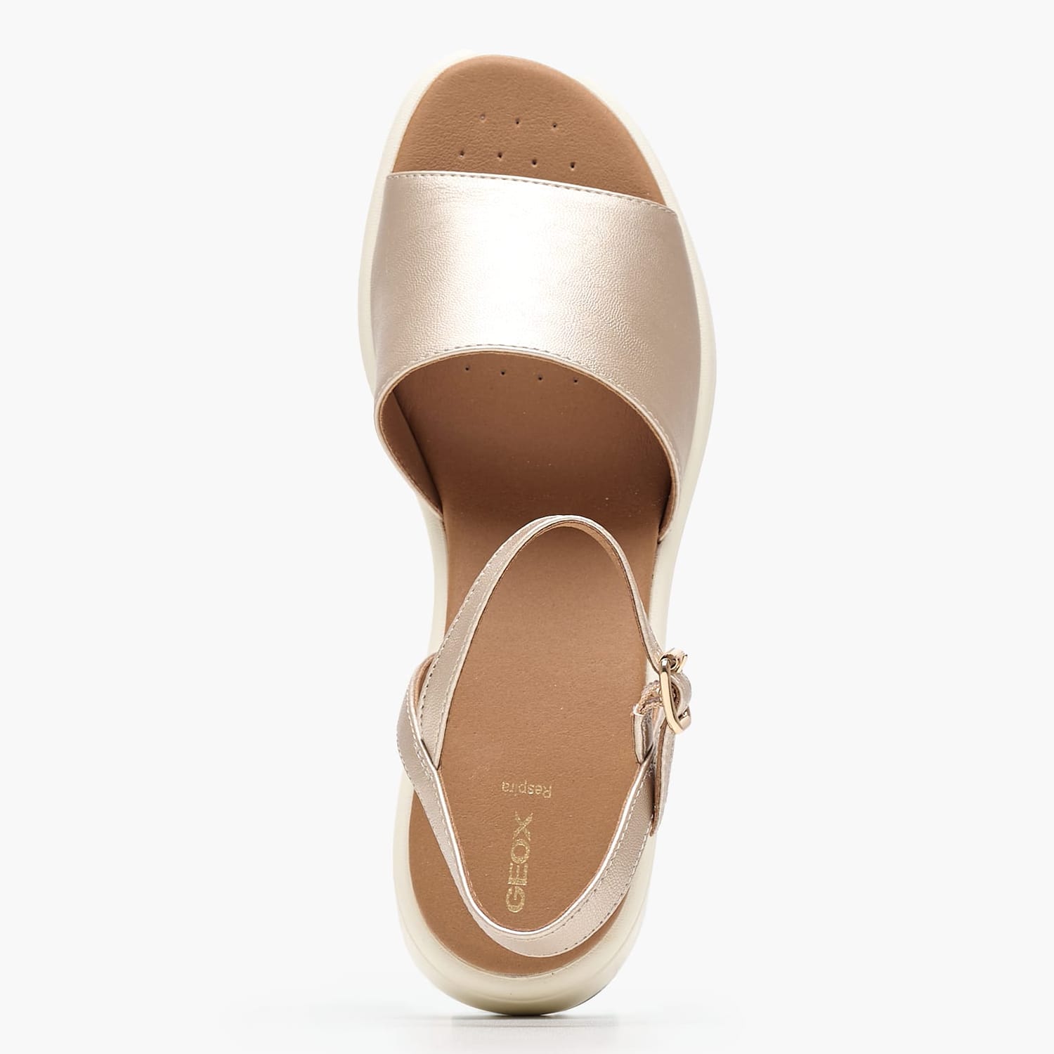 Women Platforms Low D.Meliconia Gold ECOleather Geox Women Platforms Low D.Meliconia Gold ECOleather Geox