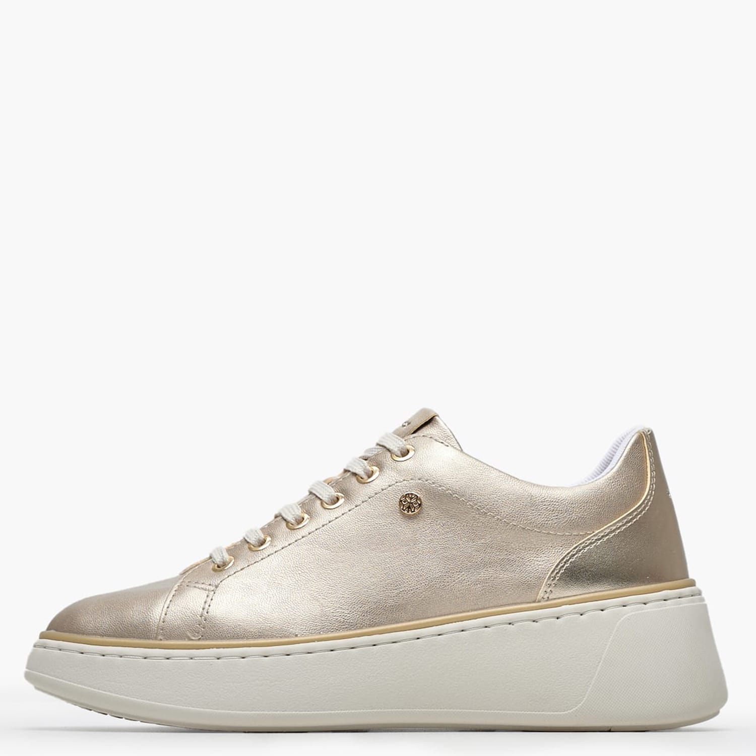 Γυναικεία Παπούτσια Casual D.Sunnetty Χρυσό ECOleather Geox