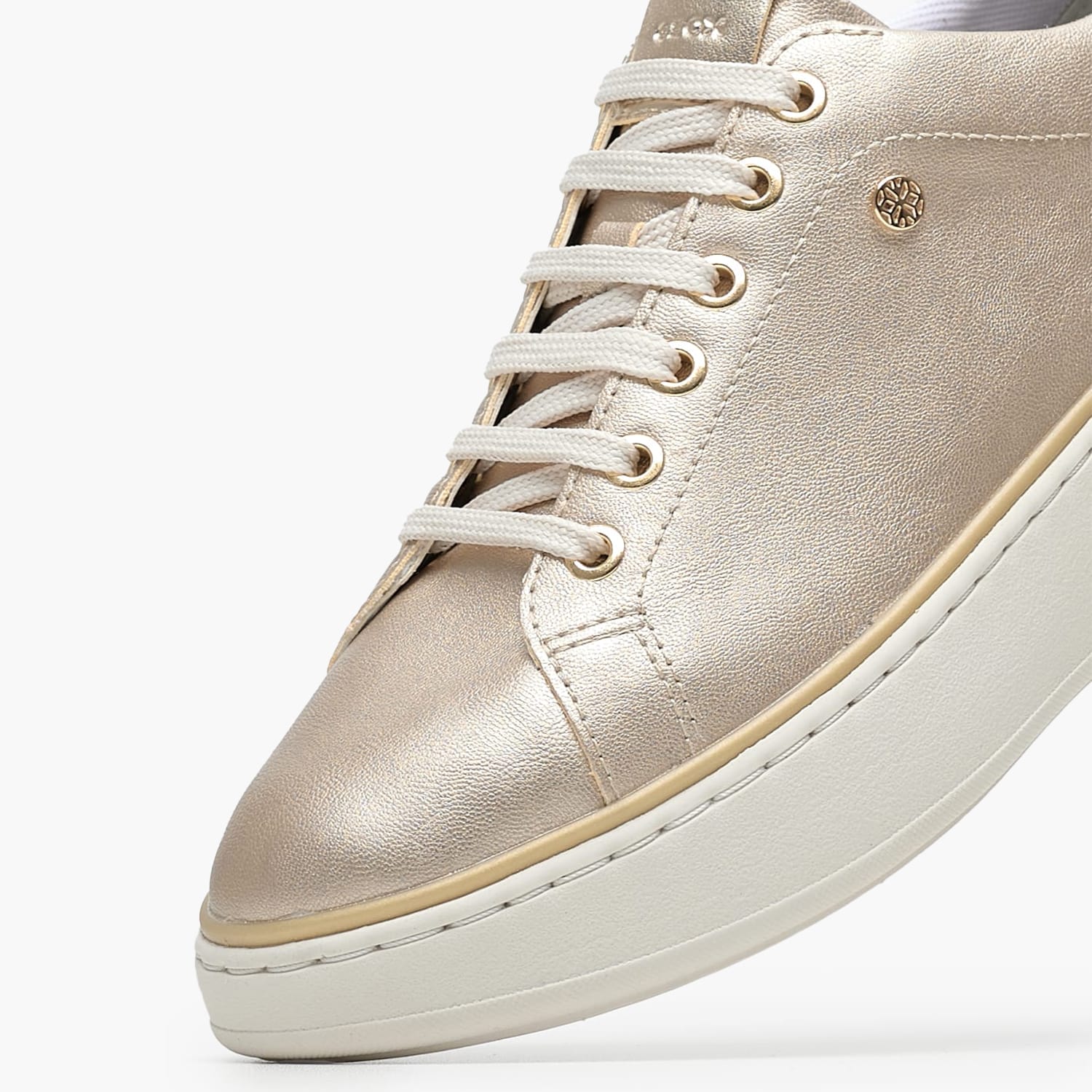 Γυναικεία Παπούτσια Casual D.Sunnetty Χρυσό ECOleather Geox