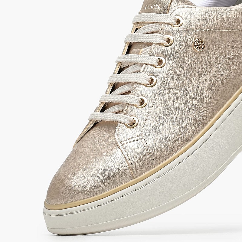 Γυναικεία Παπούτσια Casual D.Sunnetty Χρυσό ECOleather Geox