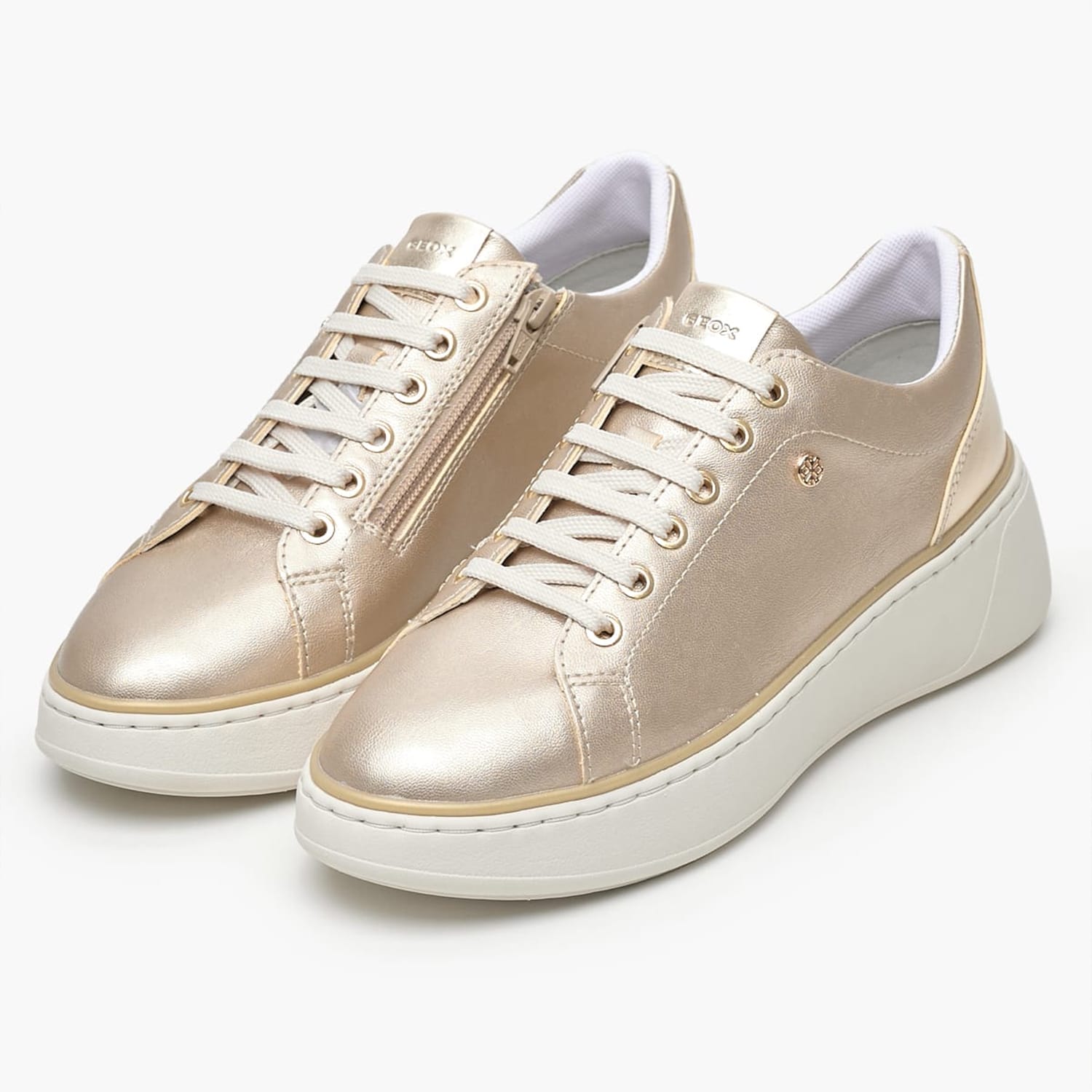 Γυναικεία Παπούτσια Casual D.Sunnetty Χρυσό ECOleather Geox Γυναικεία Παπούτσια Casual D.Sunnetty Χρυσό ECOleather Geox
